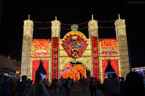 Singapur, CNY 2015, dekoracje w okolicach Mariny