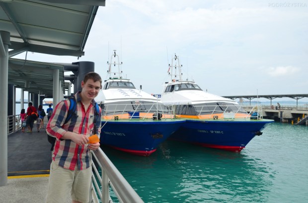 Singapur, wyspa Kusu, Marina South Pier - w drogę!