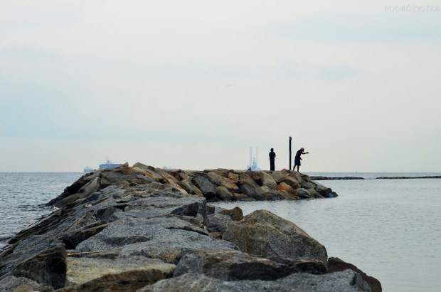 Singapur, wyspa Kusu, wędkarze