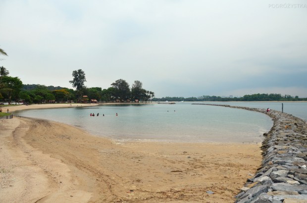Singapur, wyspa Kusu, plaża