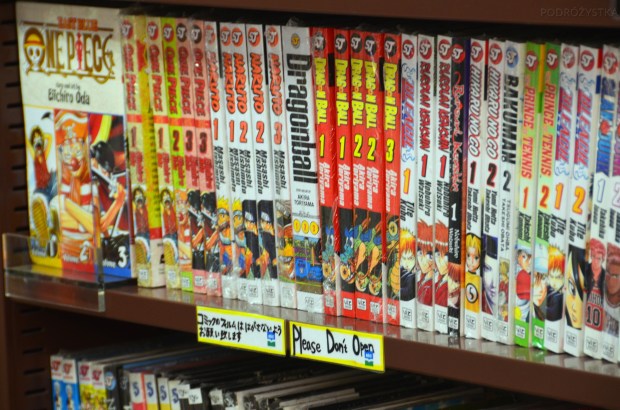 Japonia, księgarnia z komiksami