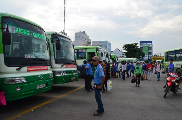 Wietnam, Cu Chi, dworzec autobusowy