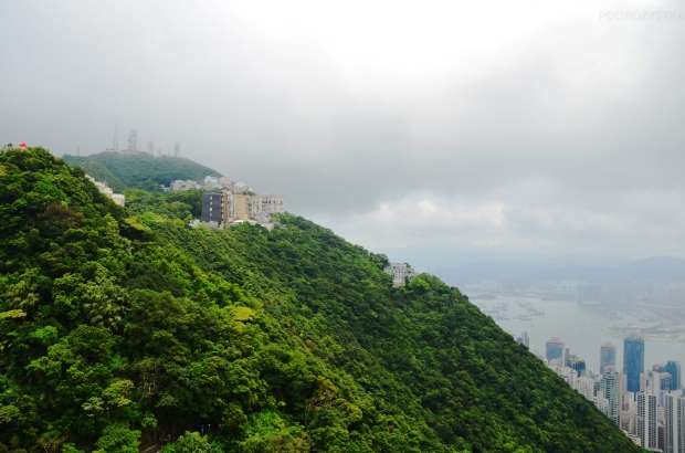 Chiny, Hongkong, widok na miasto z Victoria Peak