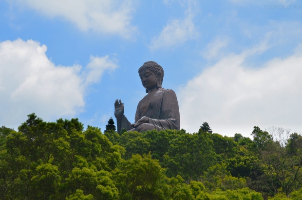 Chiny, Hongkong, wyspa Lantau, Po Lin Monastery (klasztor Po Lin), statua Tian Tan Buddy (Big Buddha - Duży Budda) 